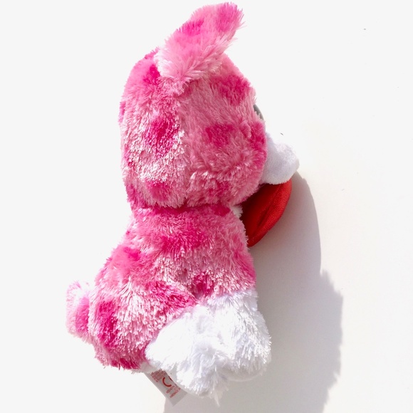 TY Beanie Boo ROMEO pink dog glitter eyes - Picture 5 of 9